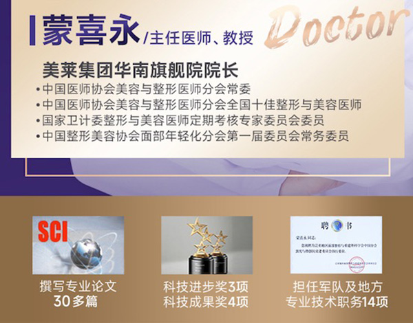 蒙喜永医生做回春术怎么样?广州美莱特有技术不开刀、不包扎、不红肿