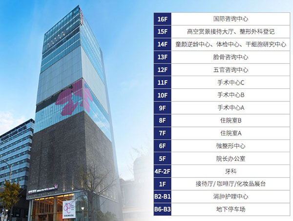 韩国id整形医院主楼环境图
