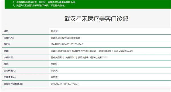 武汉星禾医疗美容门诊部
