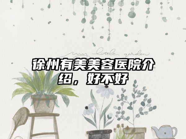 徐州有美美容医院介绍，好不好
