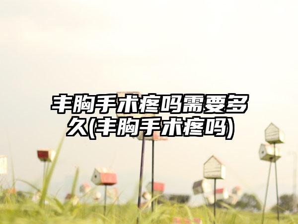 丰胸手术疼吗需要多久(丰胸手术疼吗)